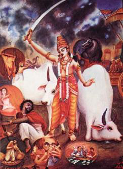 Maharaja_Pariksit_punishes_Kali